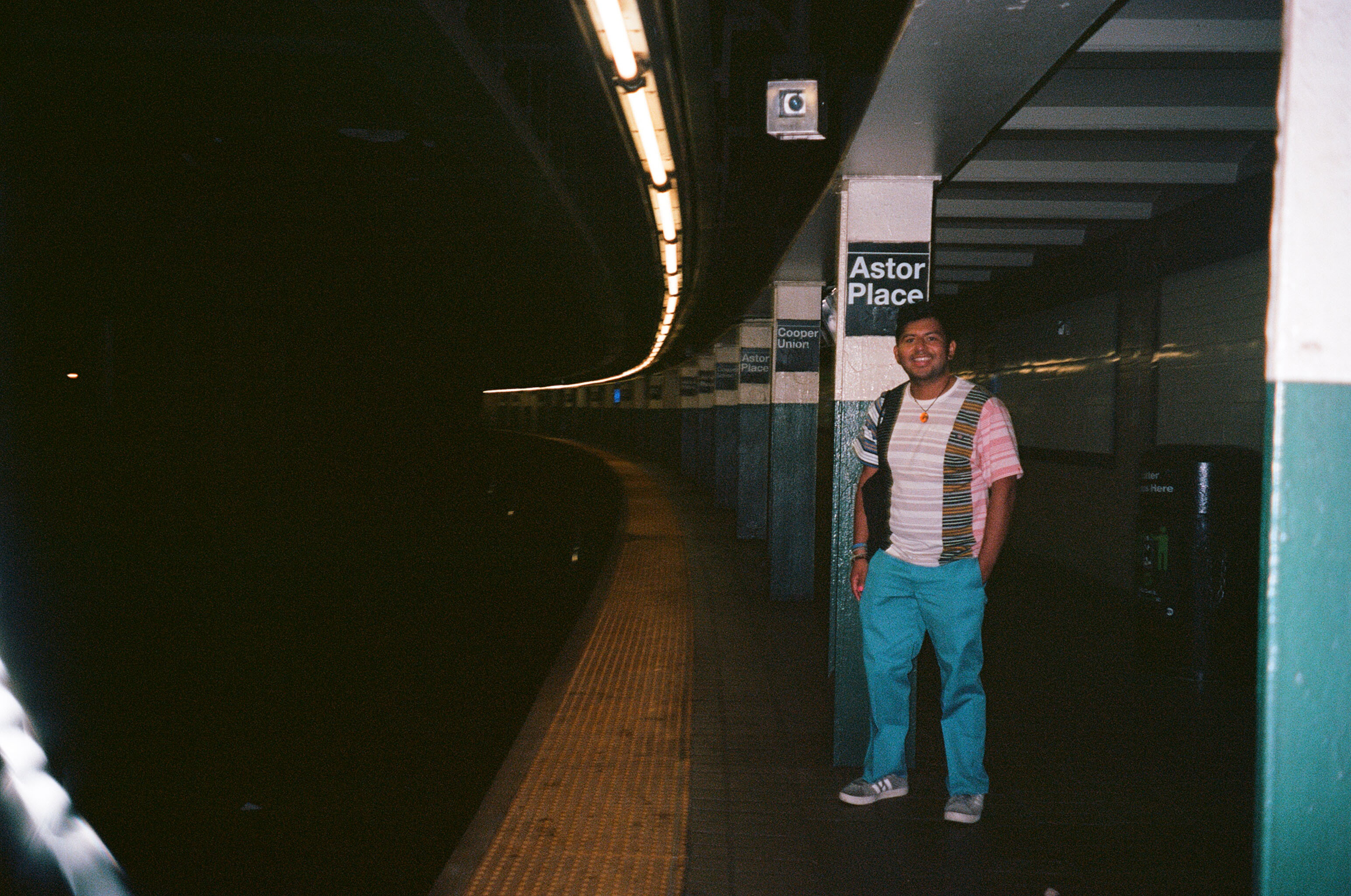 pablo in subway station